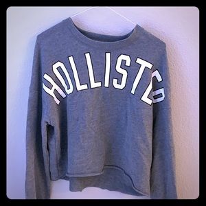 Hollister cropped sweatshirt